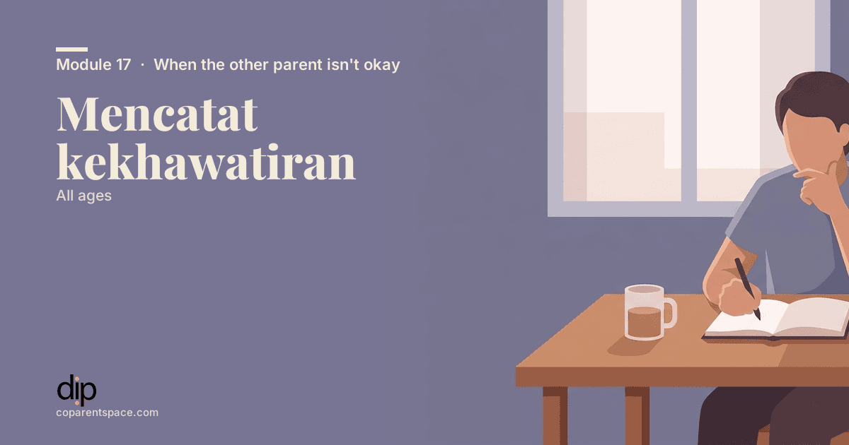 Mencatat kekhawatiran