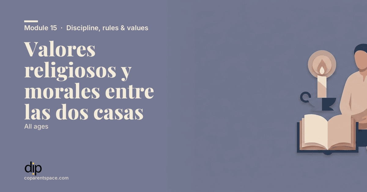Valores religiosos y morales entre las dos casas