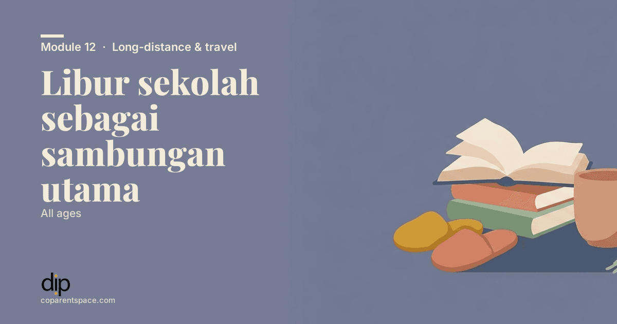 Libur sekolah sebagai sambungan utama