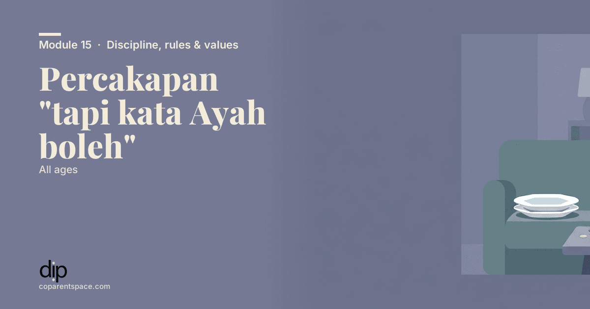 Percakapan "tapi kata Ayah boleh"