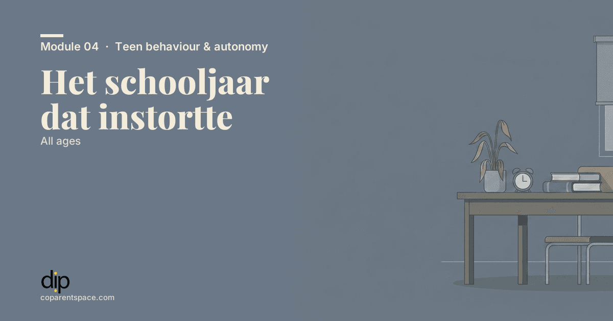 Het schooljaar dat instortte