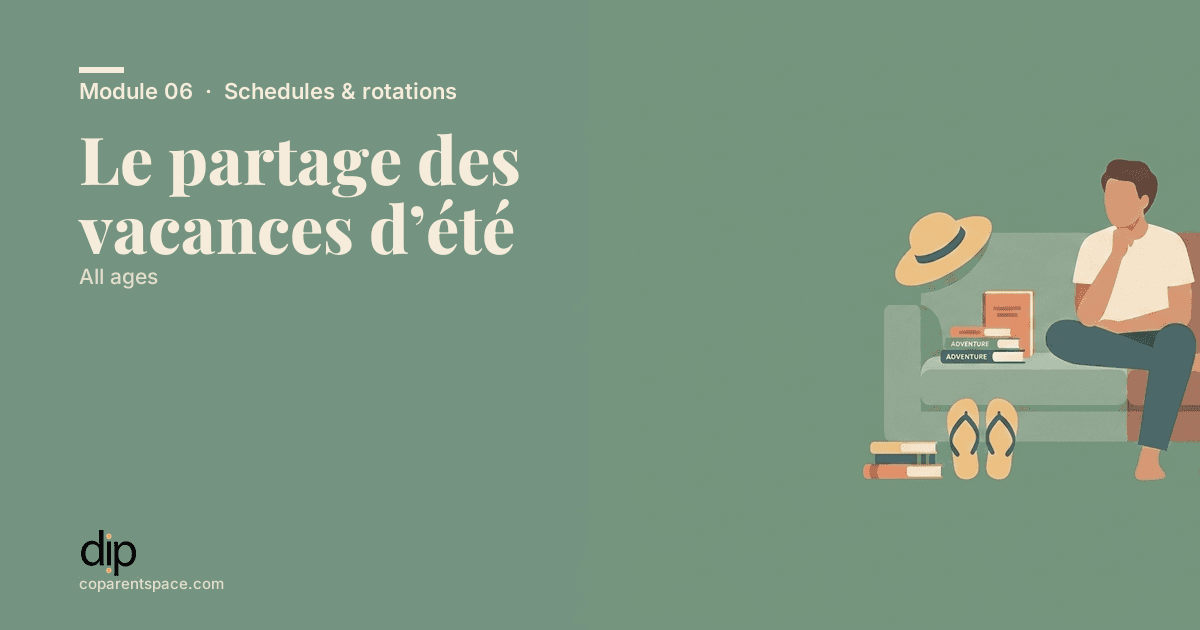 Le partage des vacances d’été