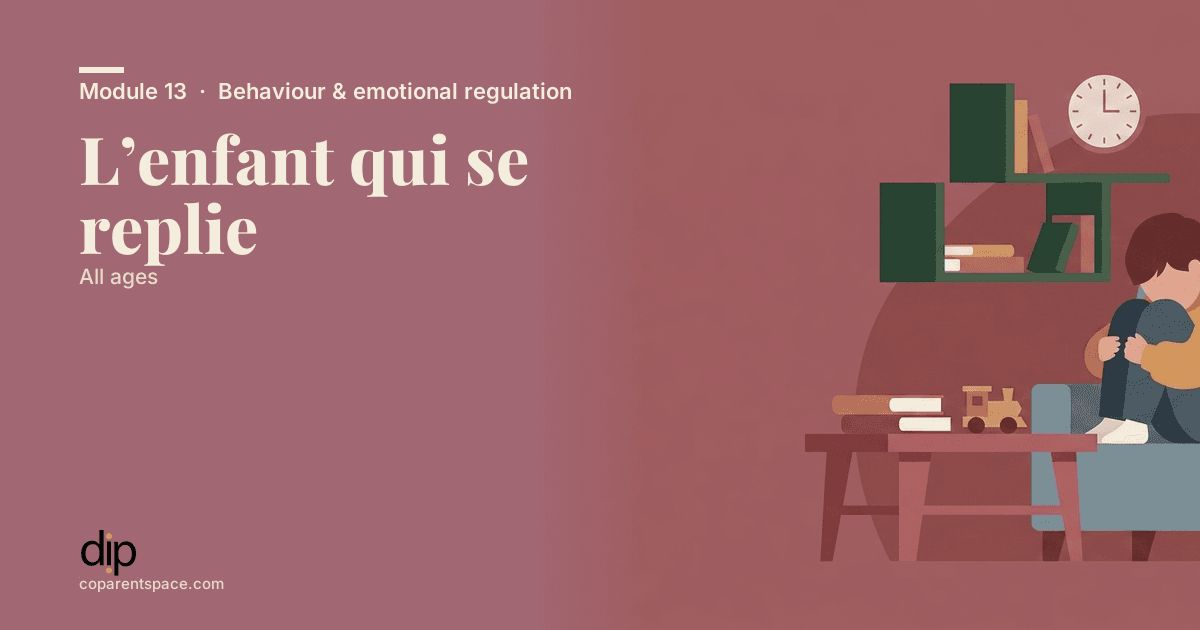 L’enfant qui se replie