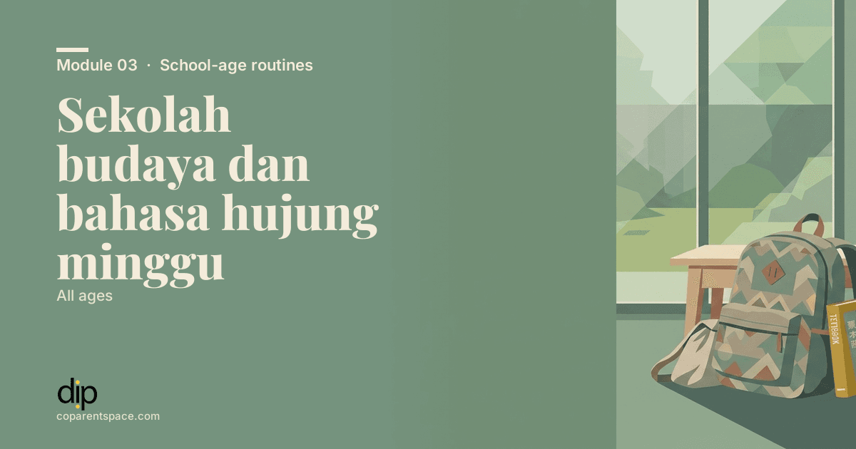 Sekolah budaya dan bahasa hujung minggu