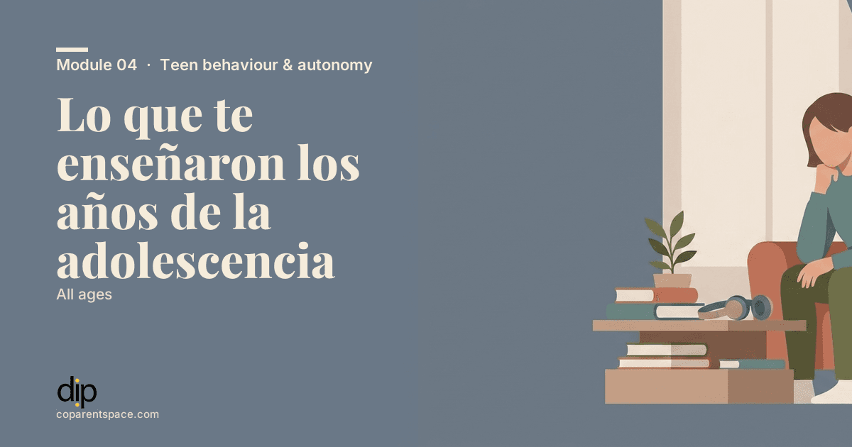 Lo que te enseñaron los años de la adolescencia