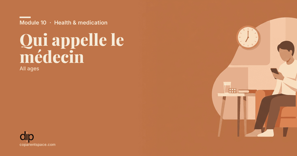 Qui appelle le médecin