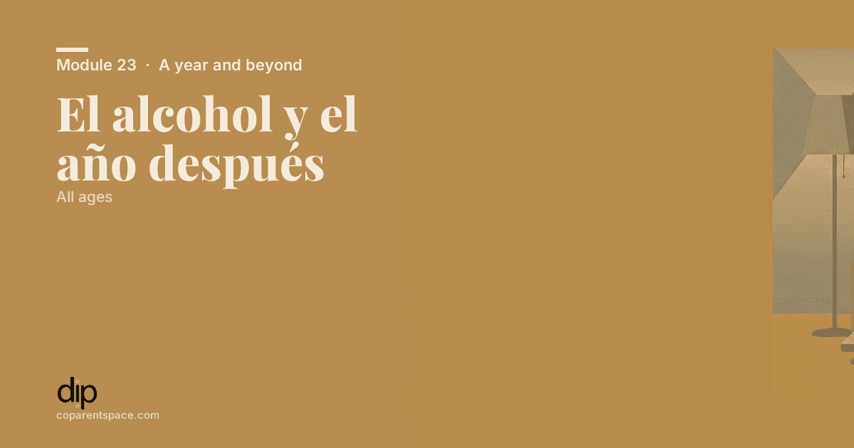 El alcohol y el año después
