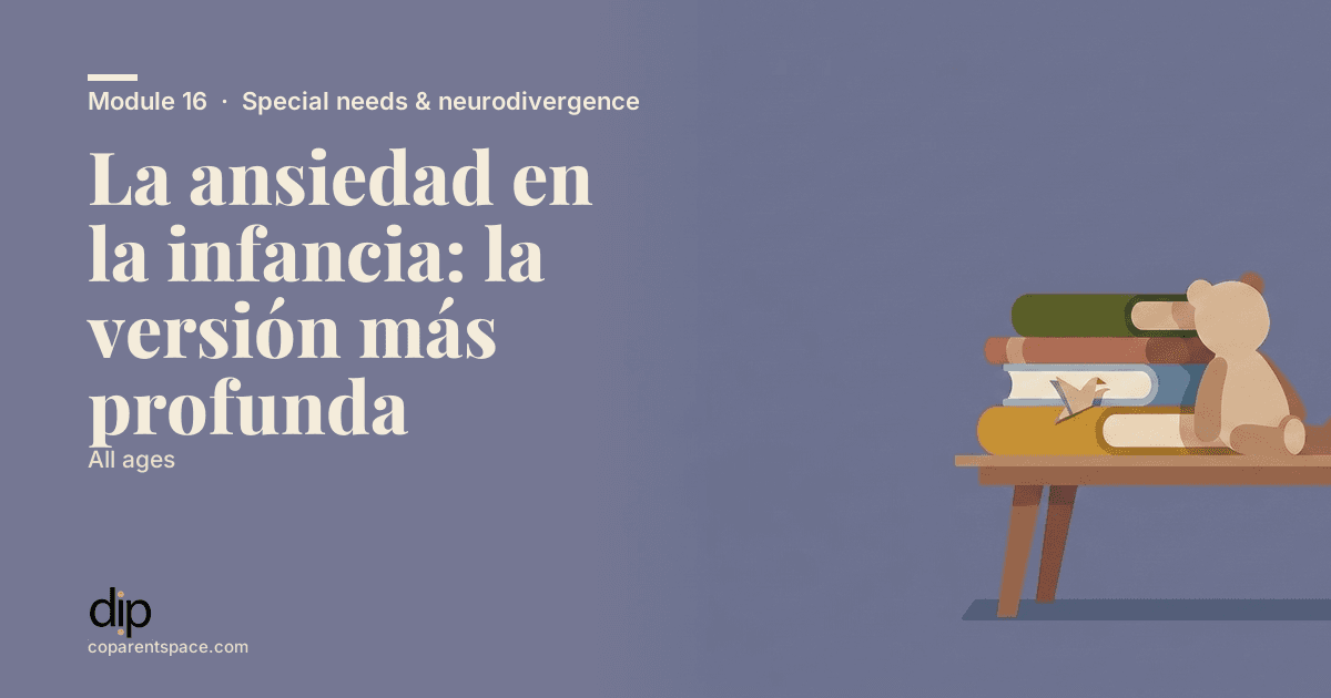 La ansiedad en la infancia: la versión más profunda