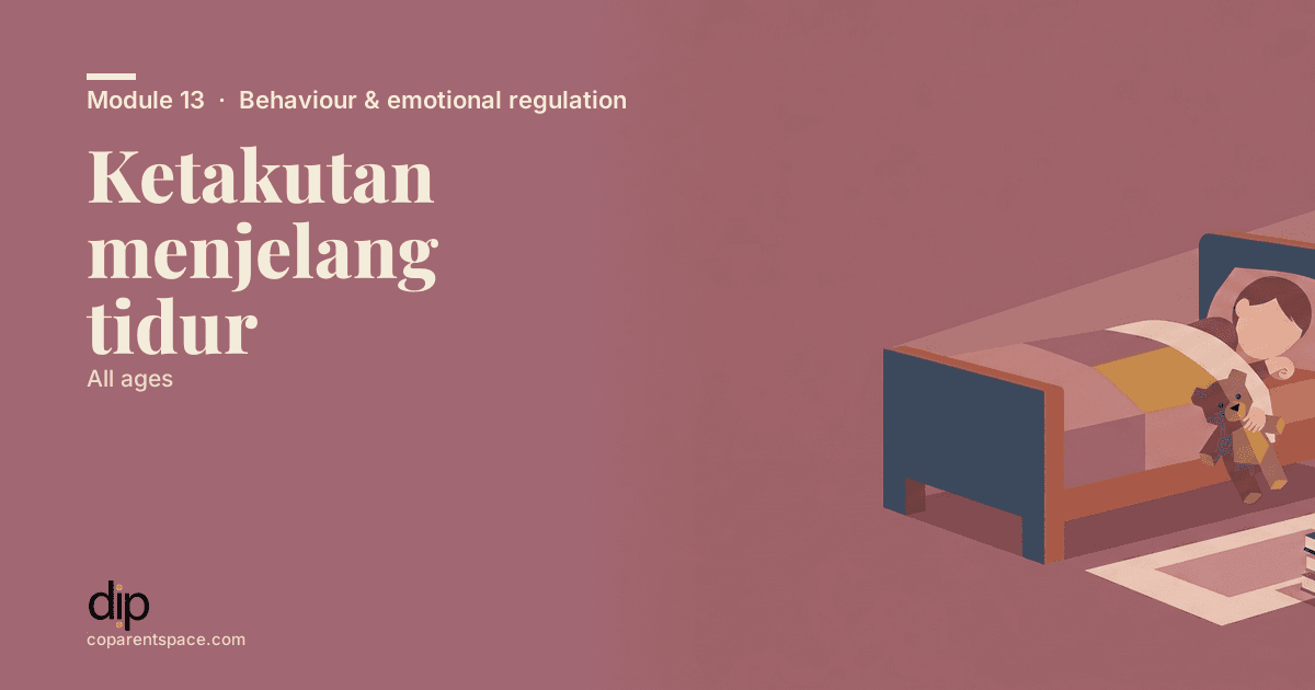 Ketakutan menjelang tidur