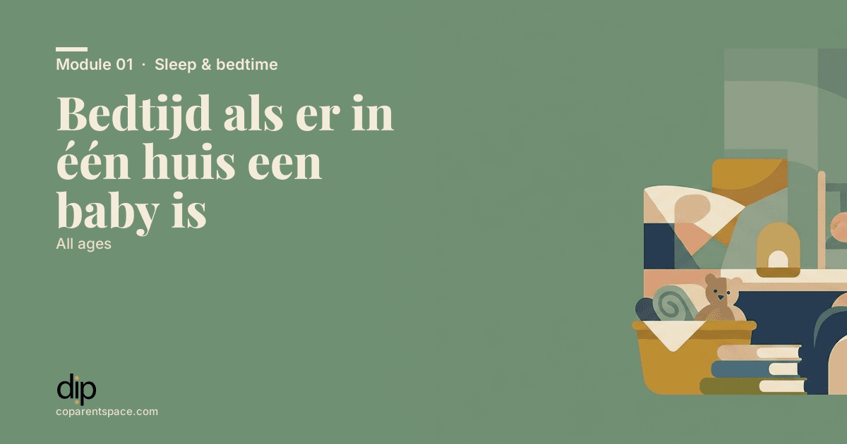 Bedtijd als er in één huis een baby is