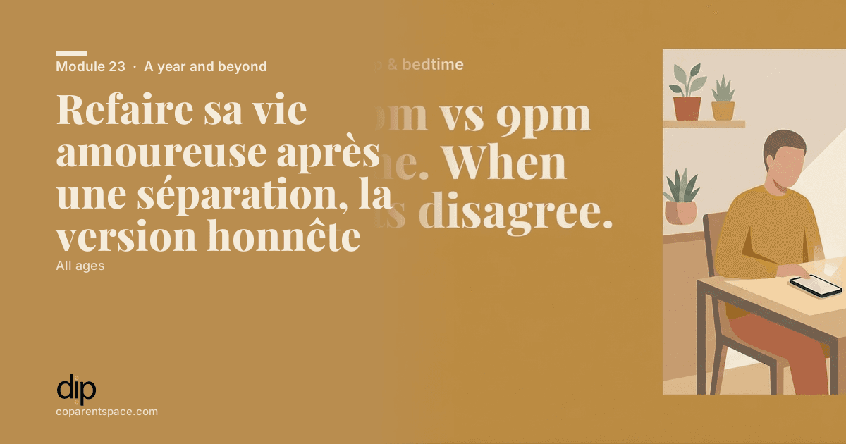 Refaire sa vie amoureuse après une séparation, la version honnête