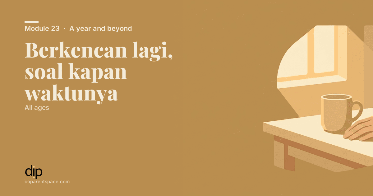 Berkencan lagi, soal kapan waktunya