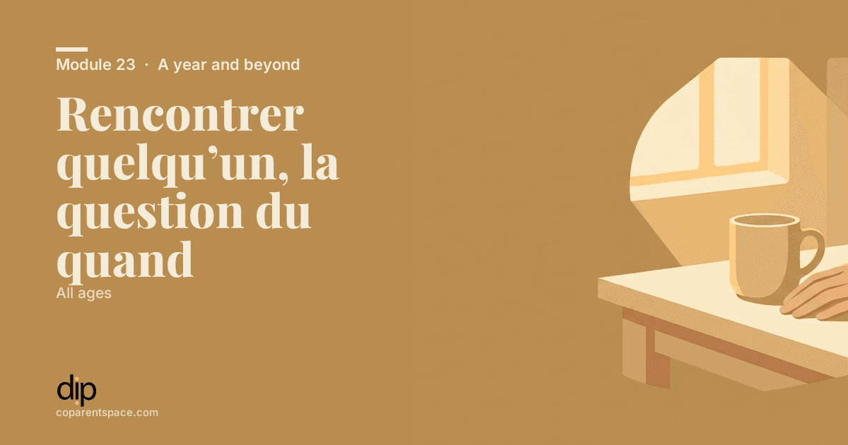 Rencontrer quelqu’un, la question du quand