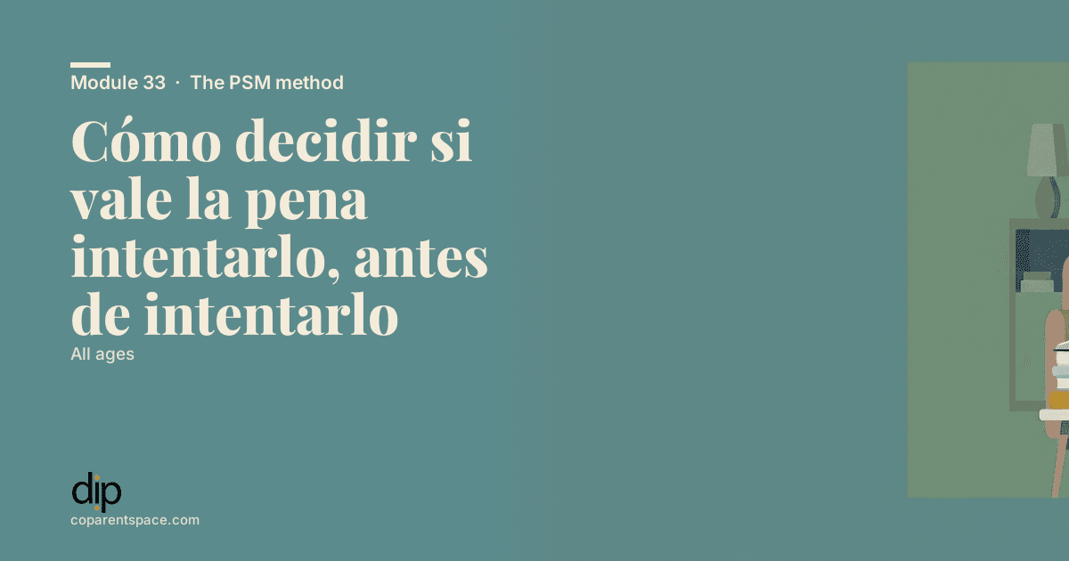 Cómo decidir si vale la pena intentarlo, antes de intentarlo