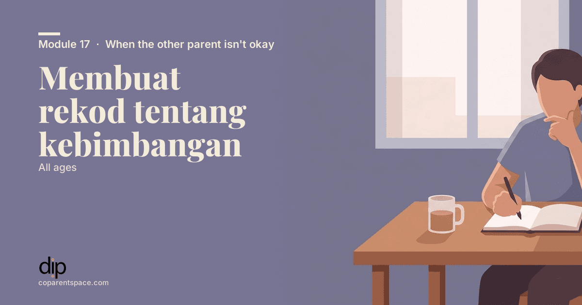 Membuat rekod tentang kebimbangan