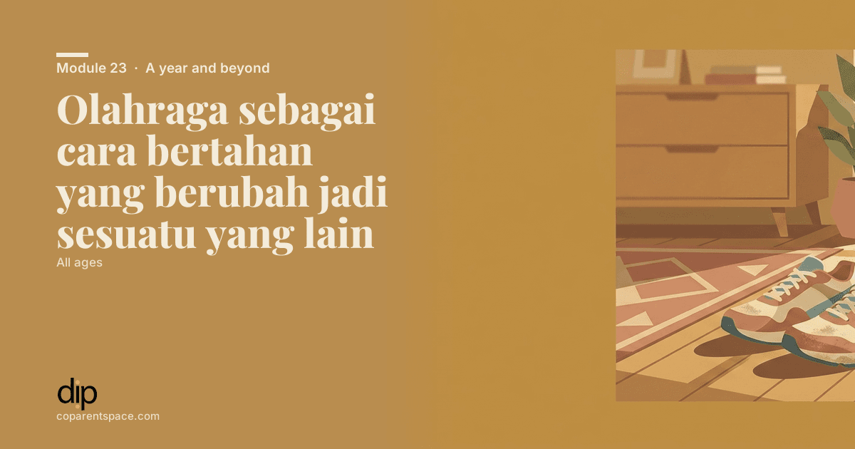 Olahraga sebagai cara bertahan yang berubah jadi sesuatu yang lain