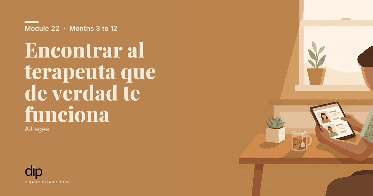 Encontrar al terapeuta que de verdad te funciona