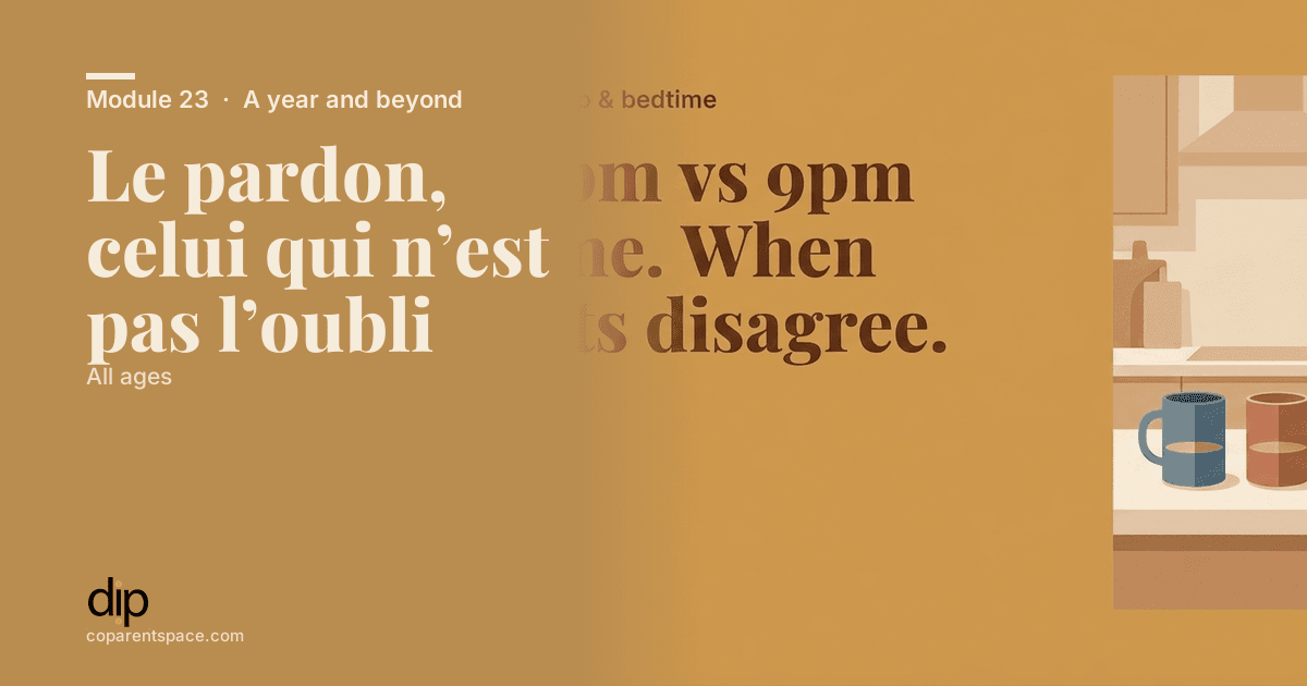 Le pardon, celui qui n’est pas l’oubli