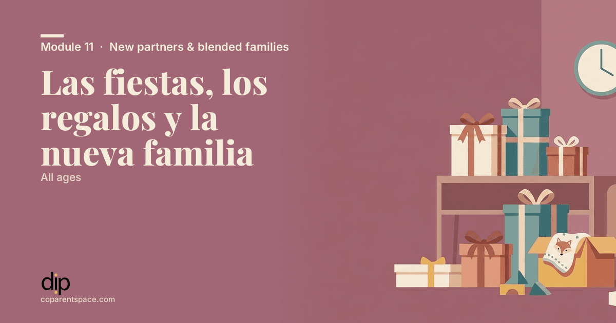 Las fiestas, los regalos y la nueva familia