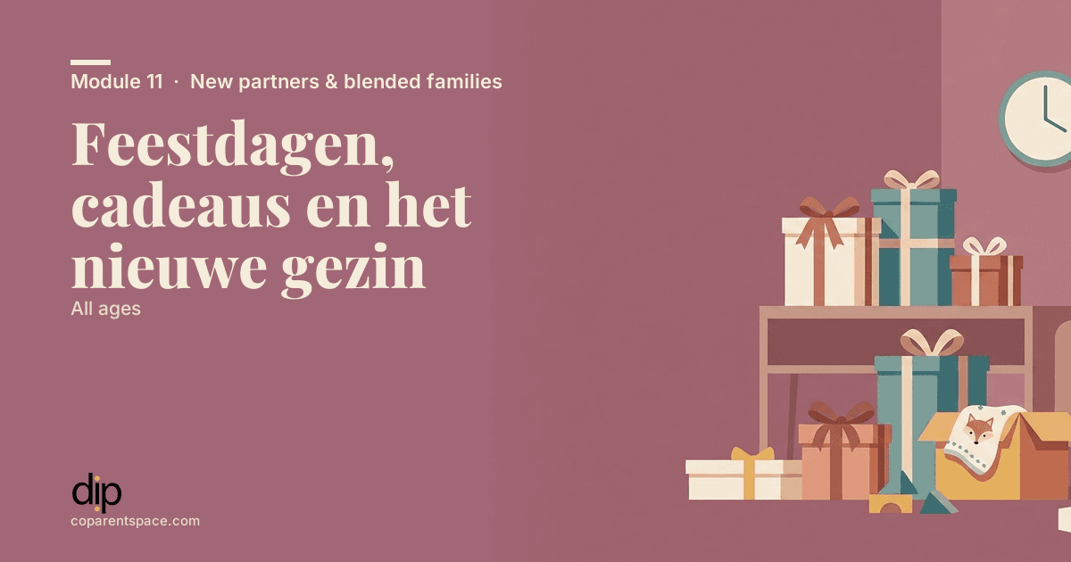 Feestdagen, cadeaus en het nieuwe gezin