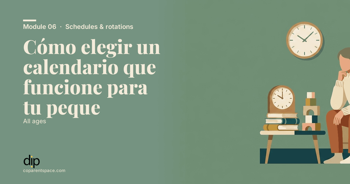 Cómo elegir un calendario que funcione para tu peque