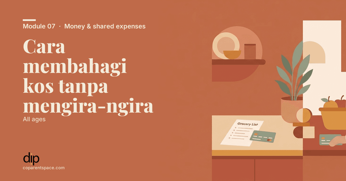 Cara membahagi kos tanpa mengira-ngira