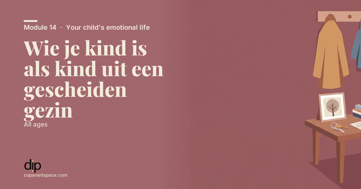 Wie je kind is als kind uit een gescheiden gezin