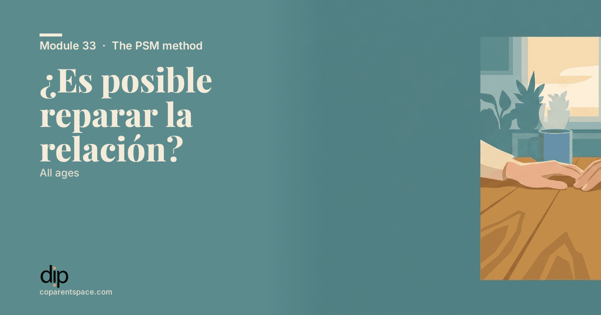 ¿Es posible reparar la relación?