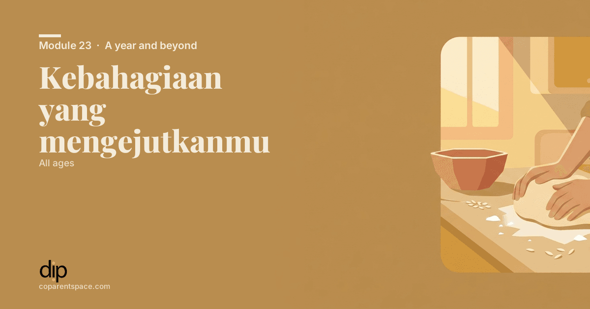 Kebahagiaan yang mengejutkanmu