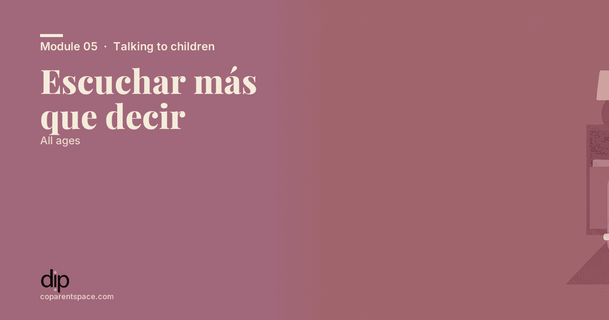 Escuchar más que decir