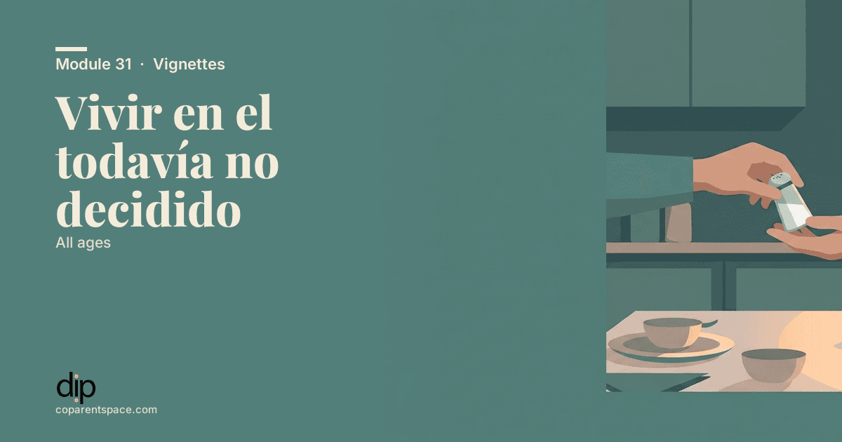 Vivir en el todavía no decidido