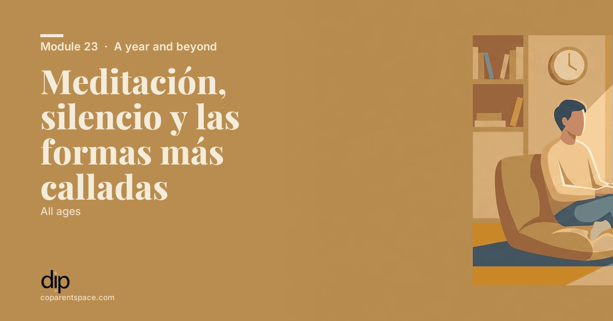 Meditación, silencio y las formas más calladas
