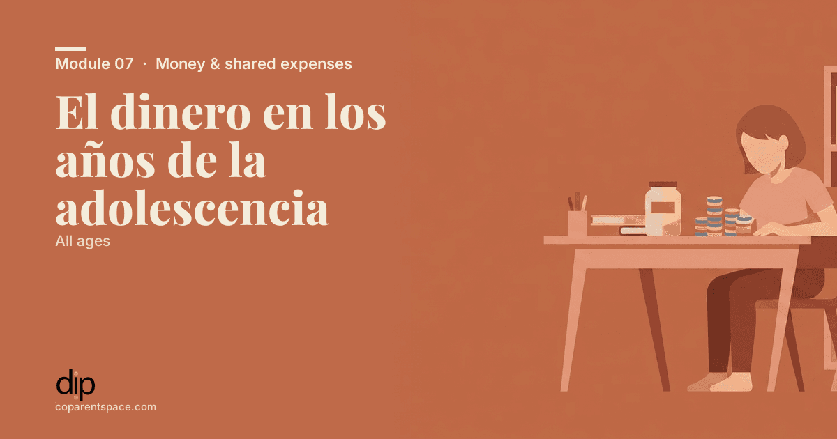 El dinero en los años de la adolescencia