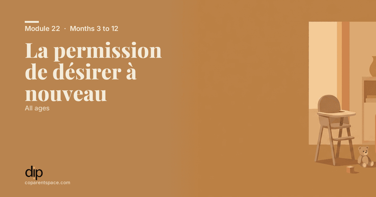 La permission de désirer à nouveau