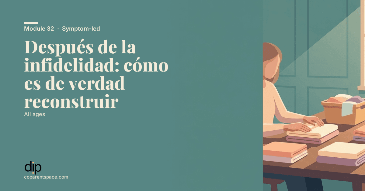 Después de la infidelidad: cómo es de verdad reconstruir