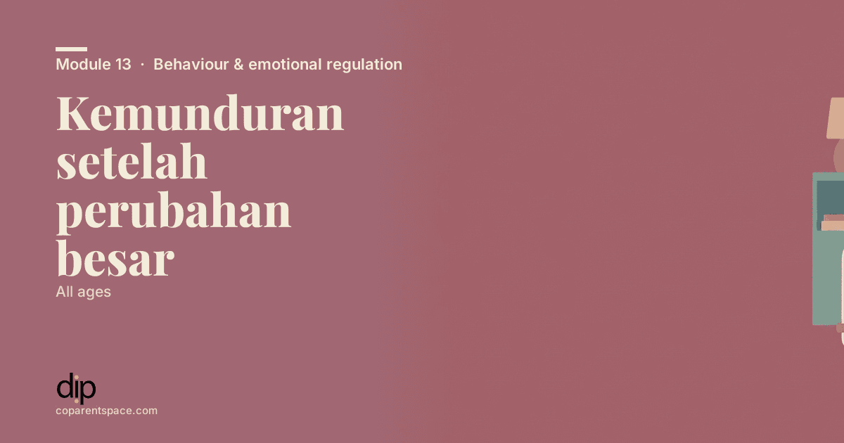 Kemunduran setelah perubahan besar