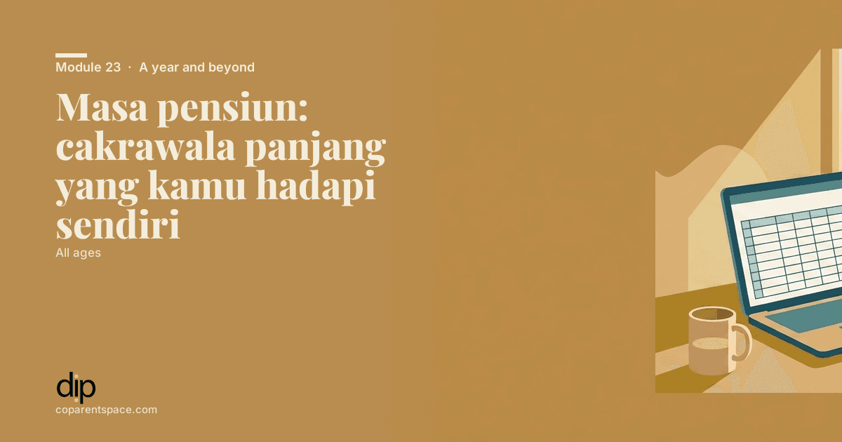 Masa pensiun: cakrawala panjang yang kamu hadapi sendiri