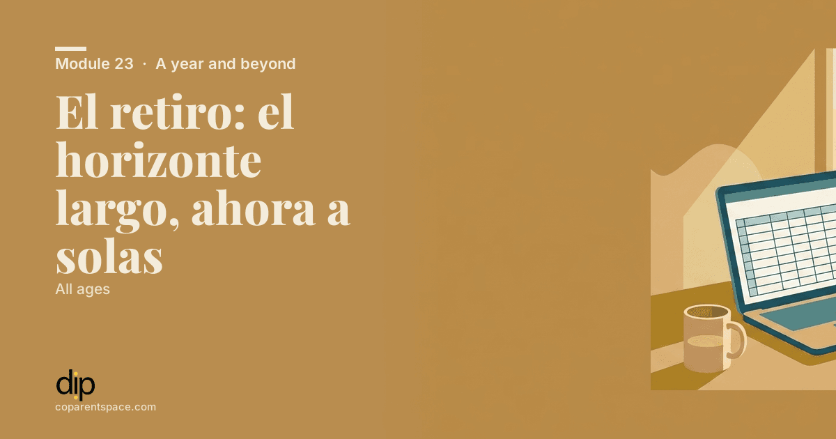 El retiro: el horizonte largo, ahora a solas