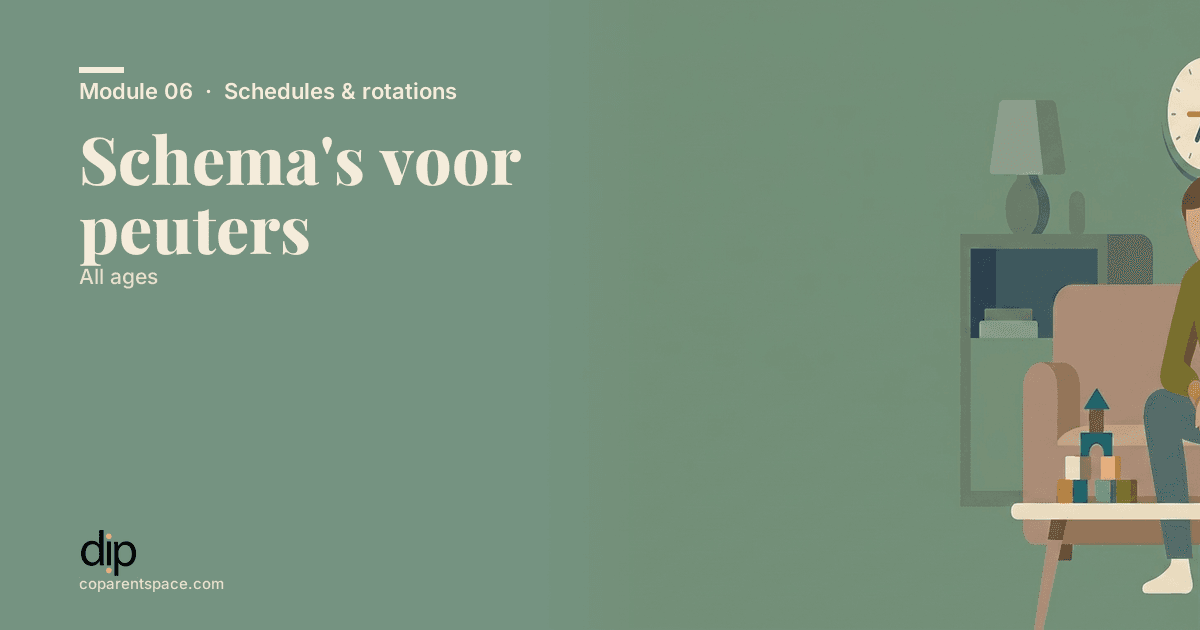 Schema's voor peuters