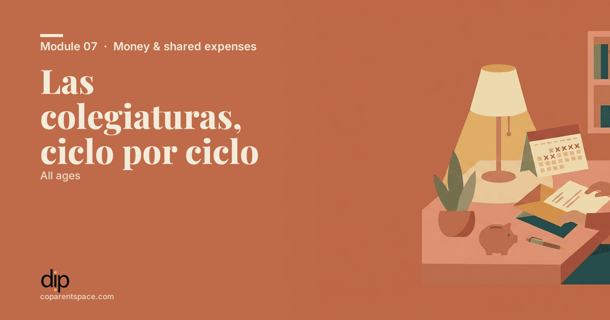 Las colegiaturas, ciclo por ciclo