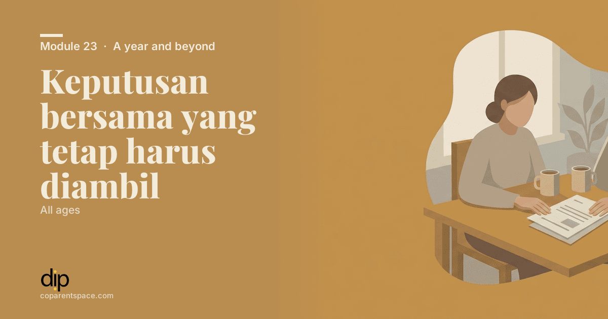Keputusan bersama yang tetap harus diambil