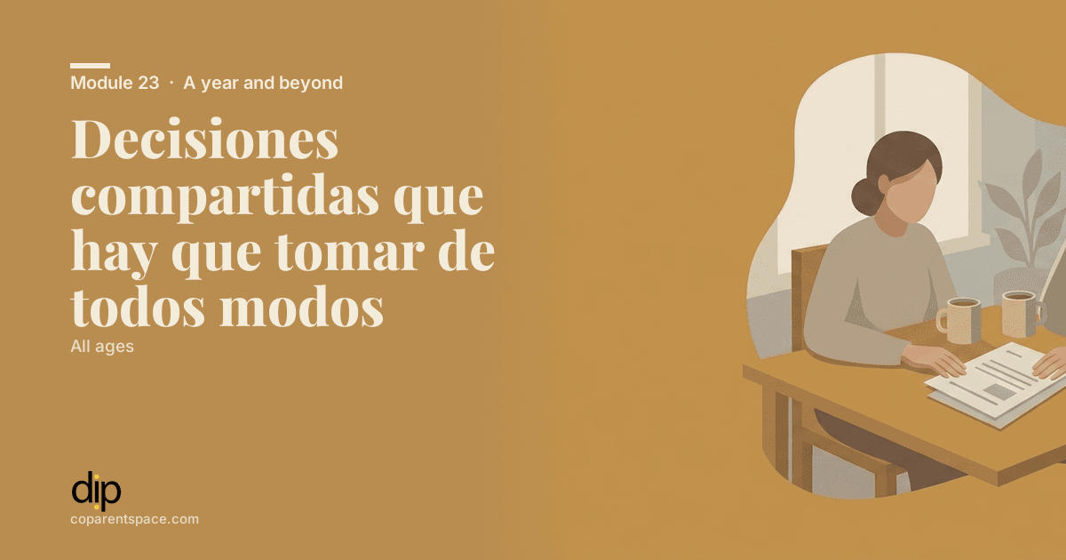 Decisiones compartidas que hay que tomar de todos modos