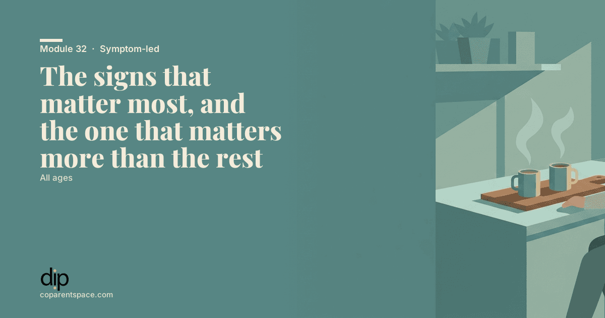 The signs that matter most, and the one that matters more than the rest