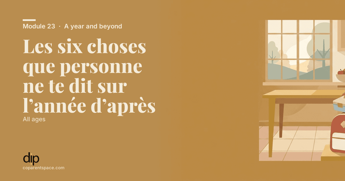 Les six choses que personne ne te dit sur l’année d’après