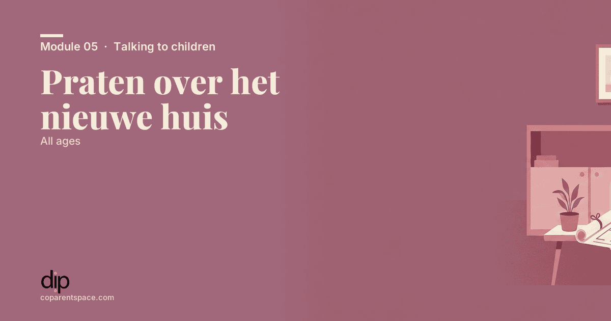 Praten over het nieuwe huis