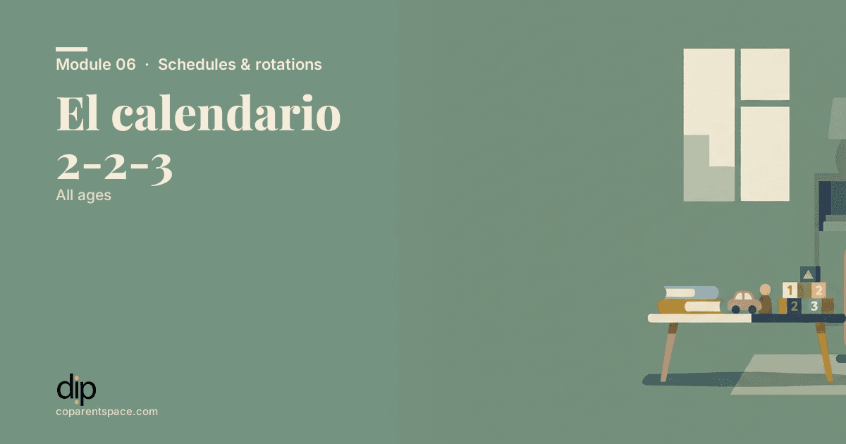 El calendario 2-2-3
