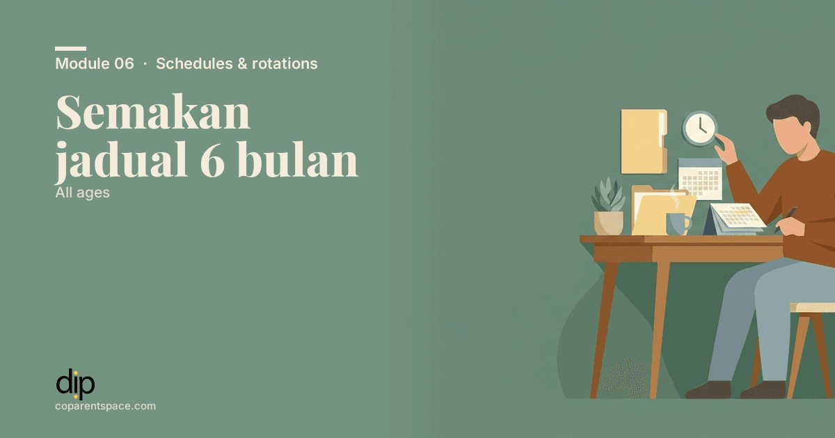 Semakan jadual 6 bulan