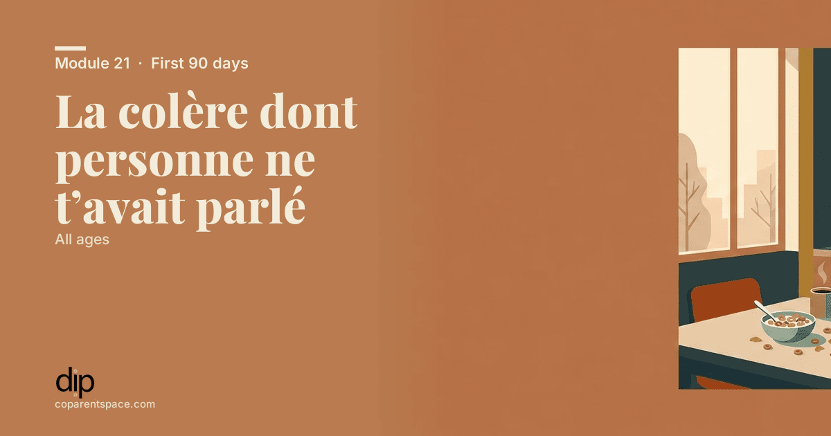 La colère dont personne ne t’avait parlé