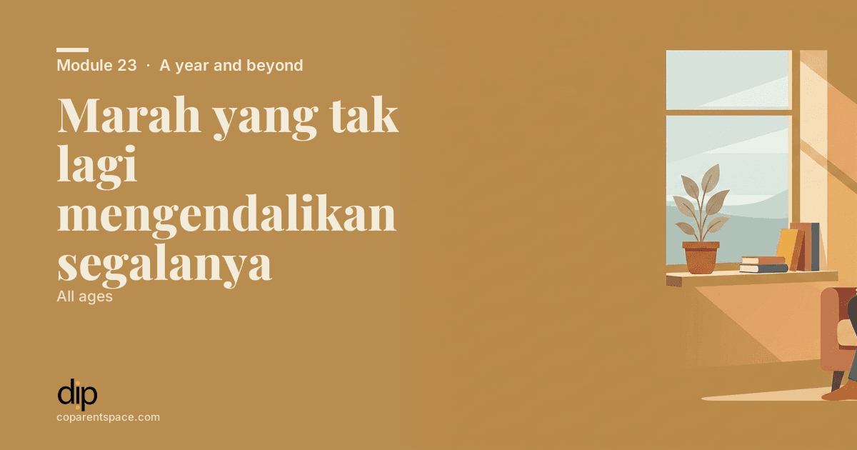 Marah yang tak lagi mengendalikan segalanya