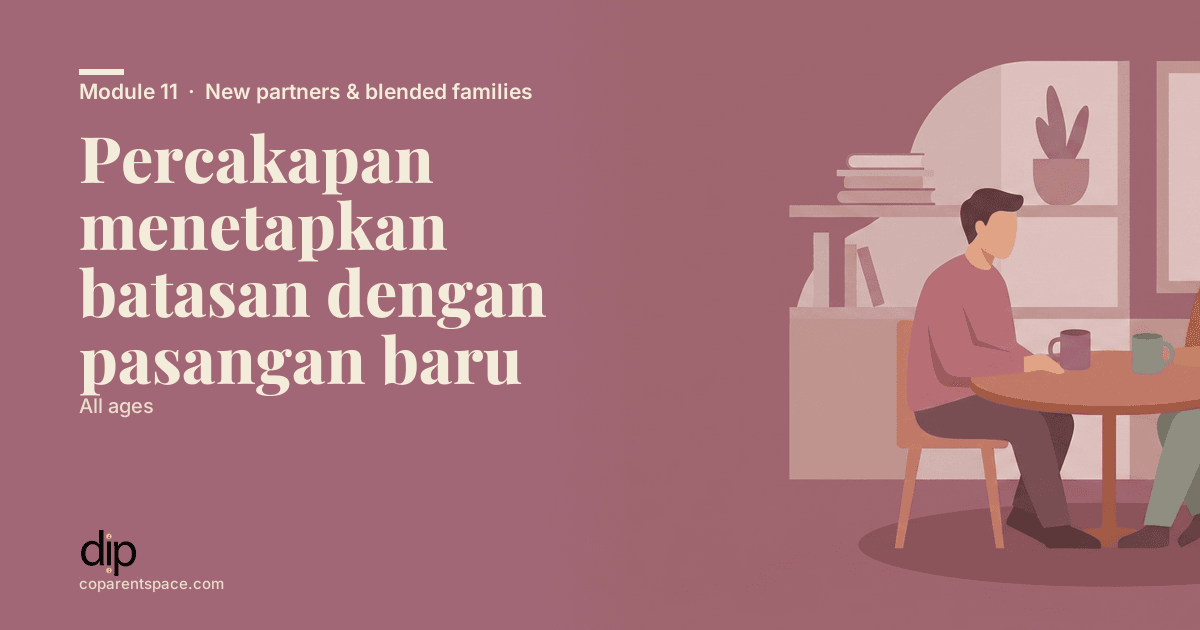 Percakapan menetapkan batasan dengan pasangan baru